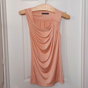 Suzy Shier Drape Front Top